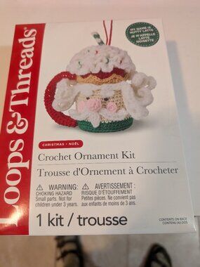 Crochet Kit for making a Christmas ornament